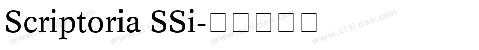 Scriptoria SSi字体转换